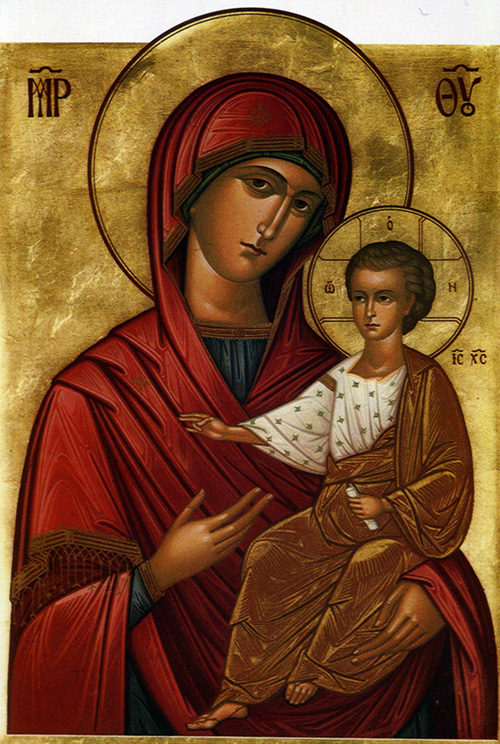 Ікона «Пресвята Богородиця» з іконостаса собору св. Софії в Римі